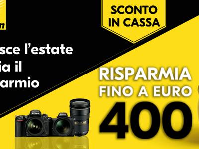 NIKON SCONTO IN CASSA
